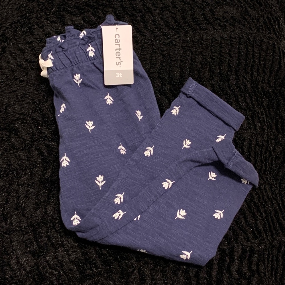 🟣 CARTER’S TODDLER GIRL KNIT PANTS